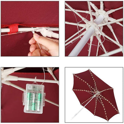 Remote Control Waterproof LED Umbrella Light
