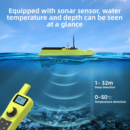 Remote-controlled bait boat