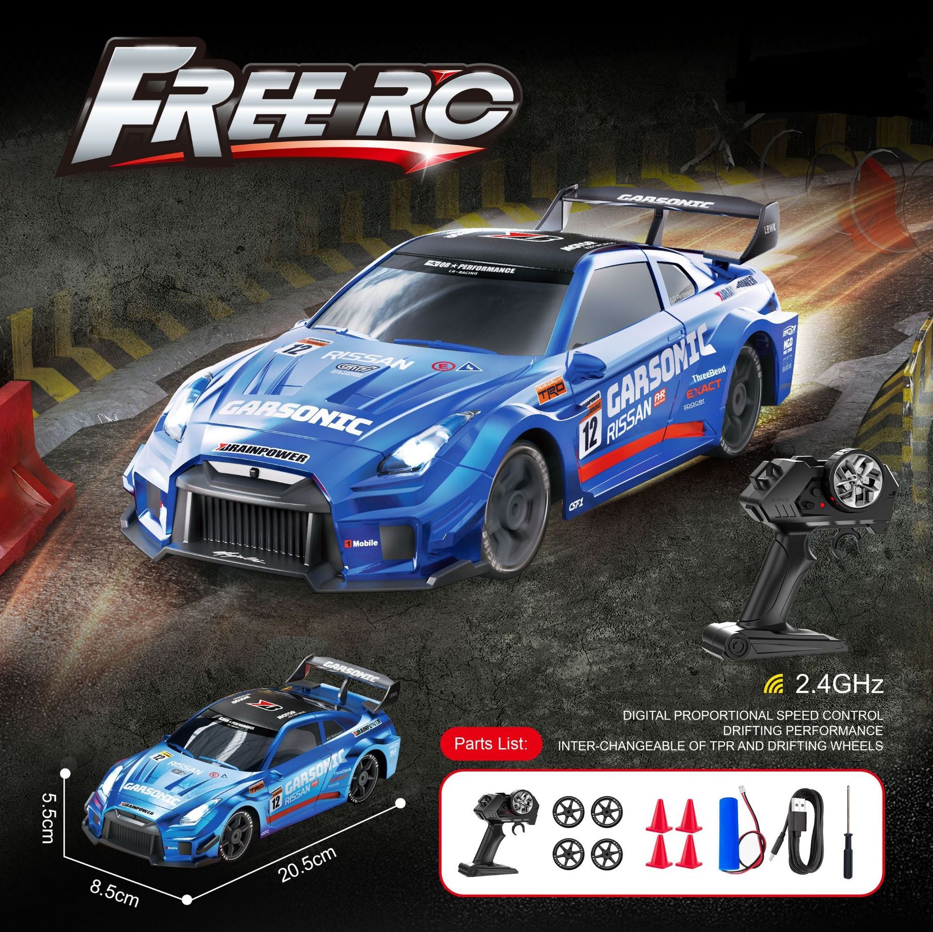 Remote-controlled car