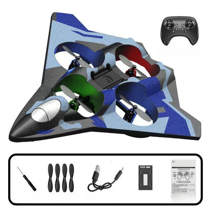 Remote-controlled foam airplane