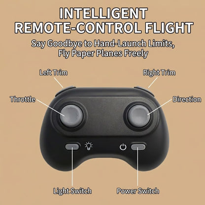 Remote-Controlled Paper Airplane