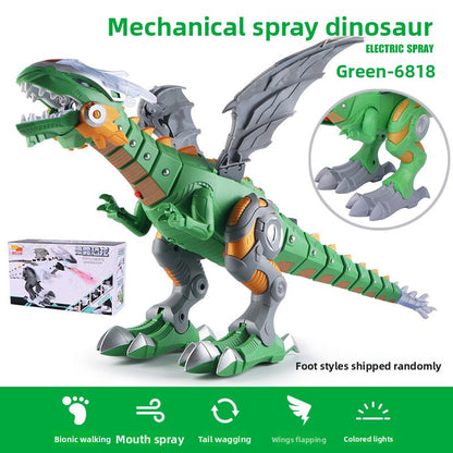 Remote-controlled spray dinosaur