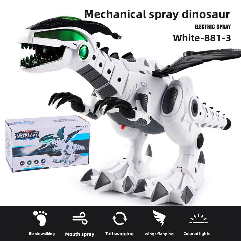 Remote-controlled spray dinosaur