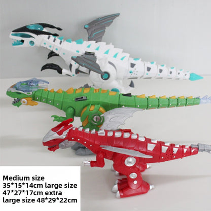 Remote-controlled spray dinosaur