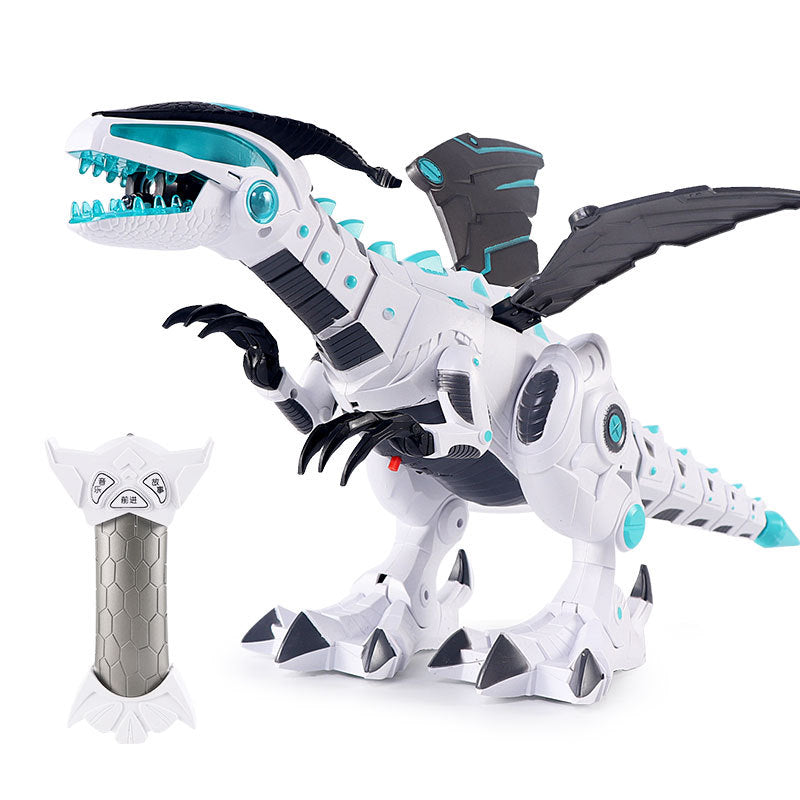 Remote-controlled spray dinosaur