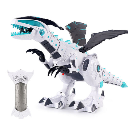 Remote-controlled spray dinosaur
