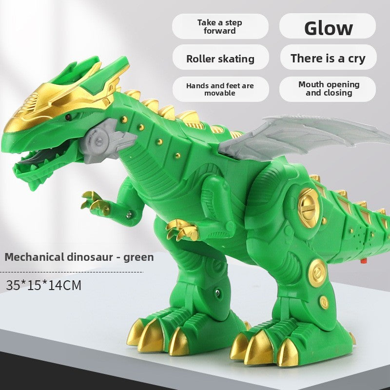Remote-controlled spray dinosaur
