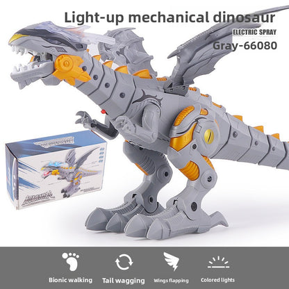 Remote-controlled spray dinosaur