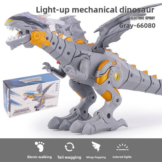 Remote-controlled spray dinosaur
