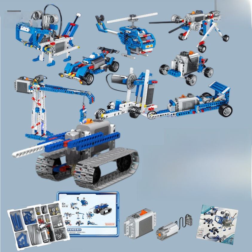 Remote-Controlled Tank Box Building Toy