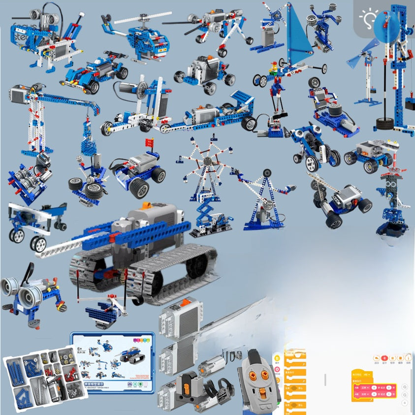Remote-Controlled Tank Box Building Toy