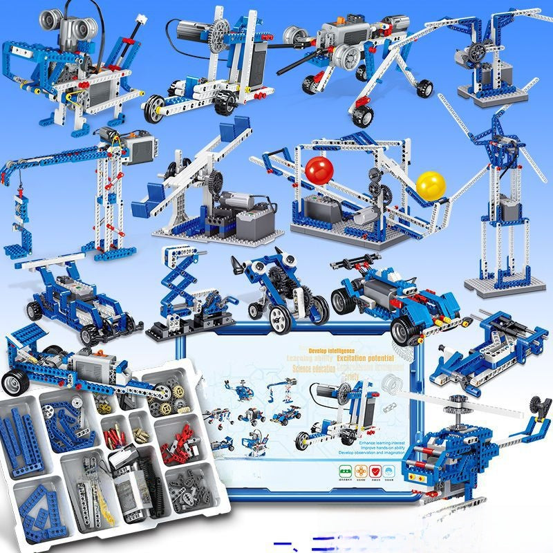 Remote-Controlled Tank Box Building Toy