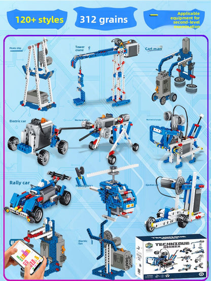 Remote-Controlled Tank Box Building Toy