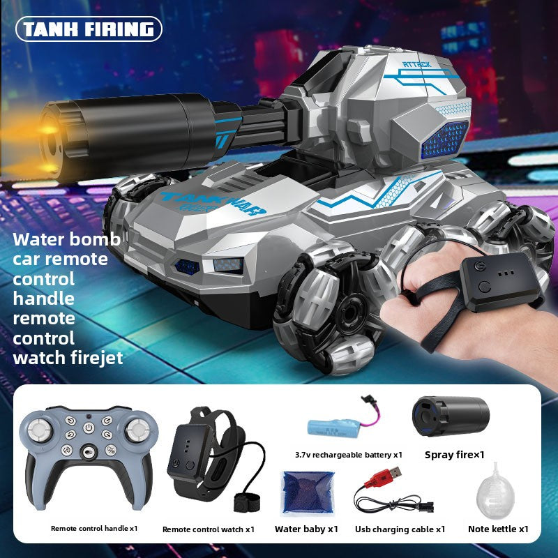 Remote-controlled water bomb tank