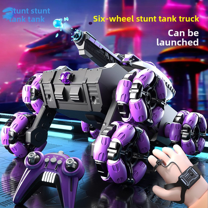 Remote-controlled water bomb tank
