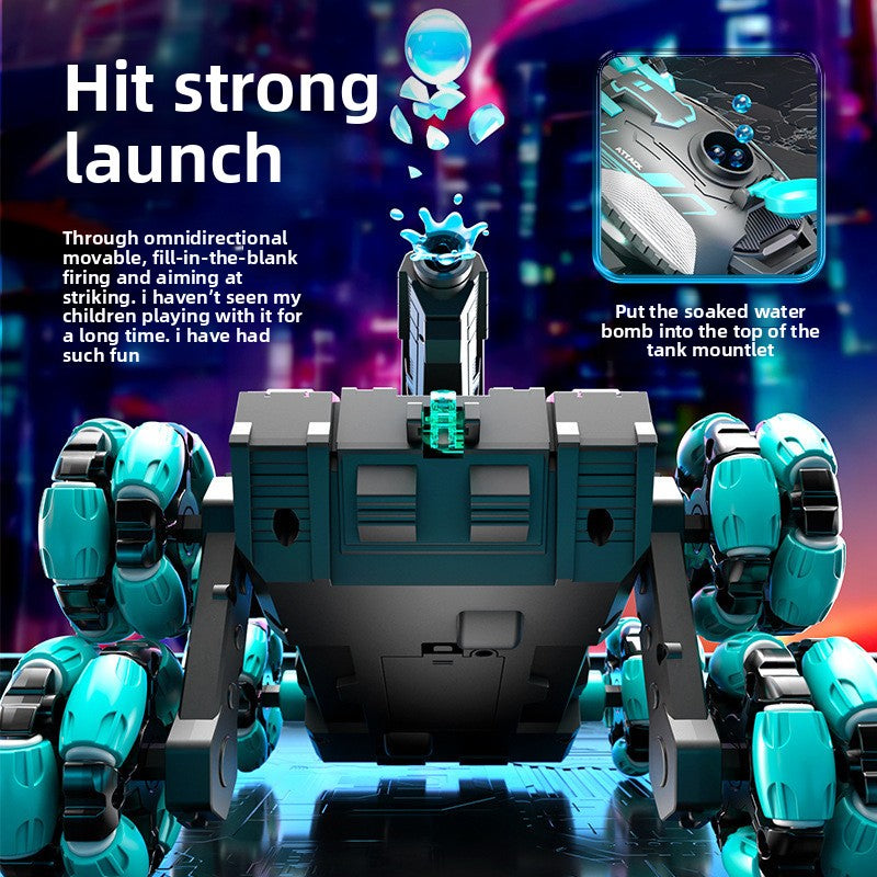 Remote-controlled water bomb tank