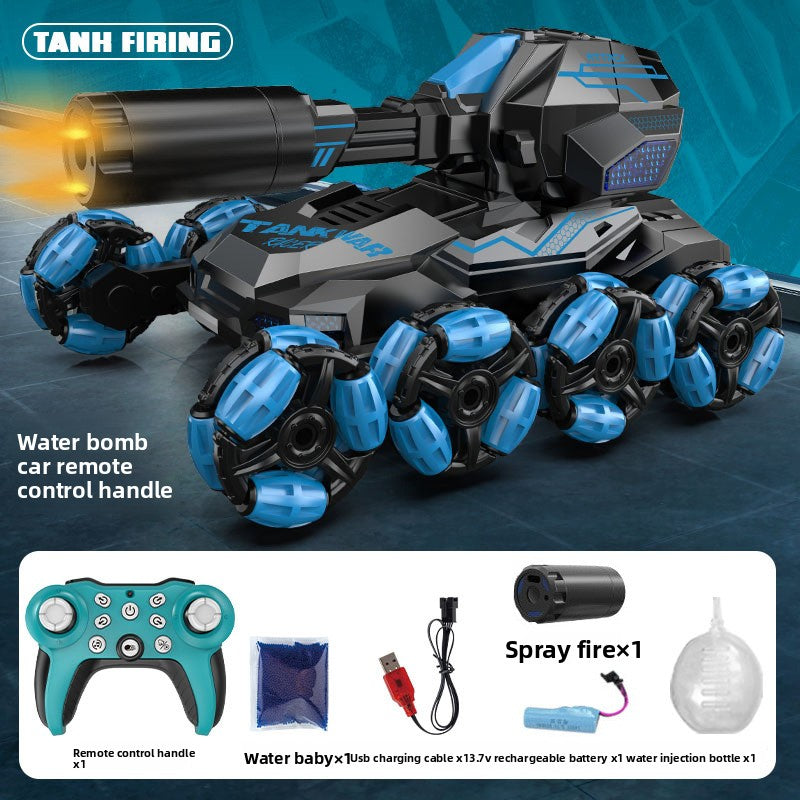 Remote-controlled water bomb tank