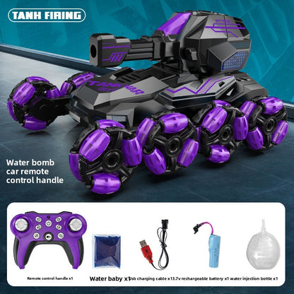Remote-controlled water bomb tank