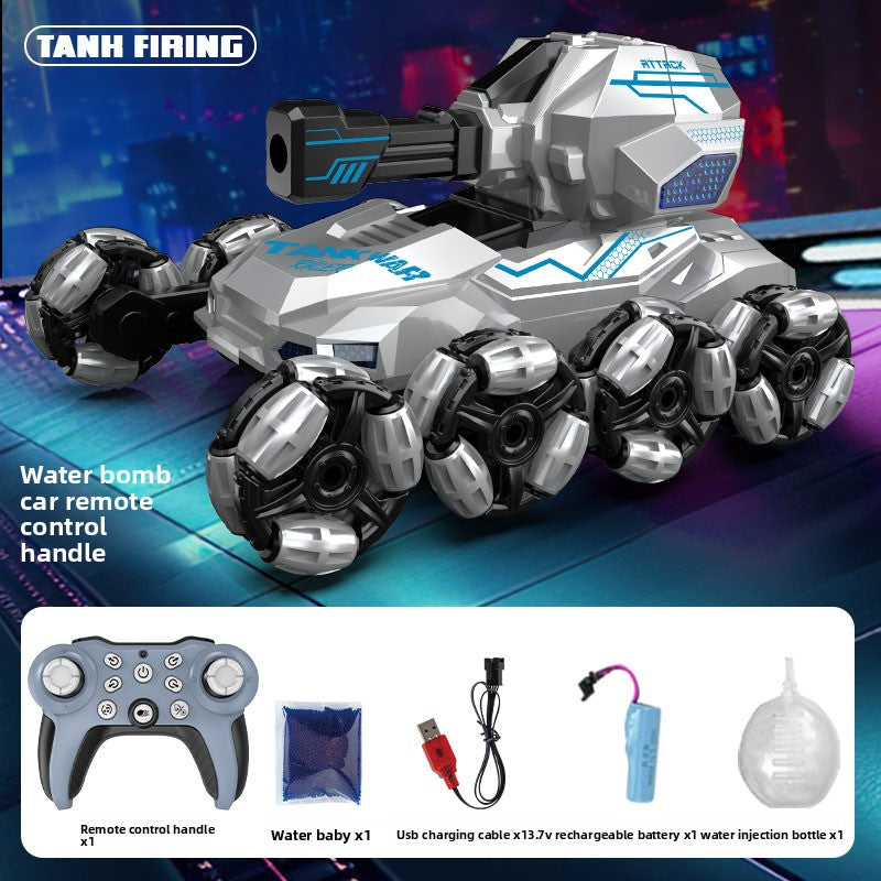Remote-controlled water bomb tank