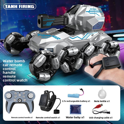 Remote-controlled water bomb tank
