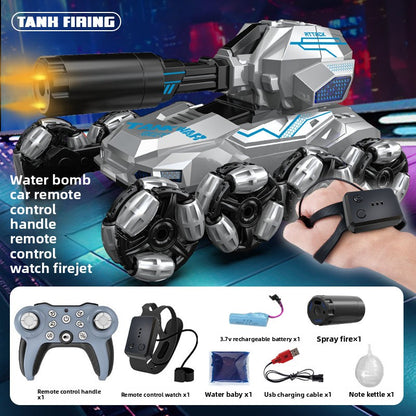 Remote-controlled water bomb tank