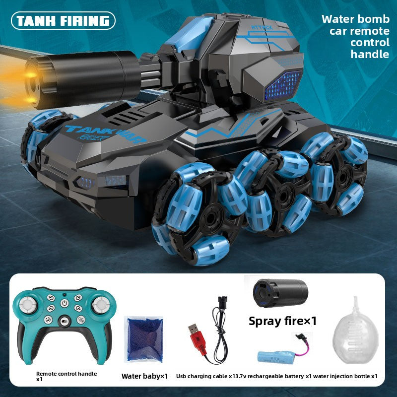 Remote-controlled water bomb tank