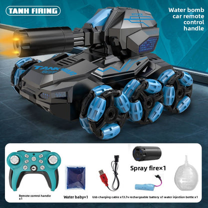 Remote-controlled water bomb tank