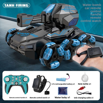 Remote-controlled water bomb tank