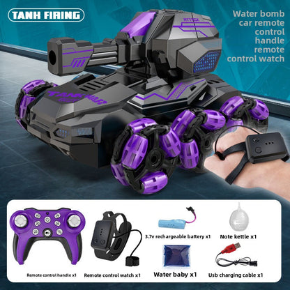 Remote-controlled water bomb tank