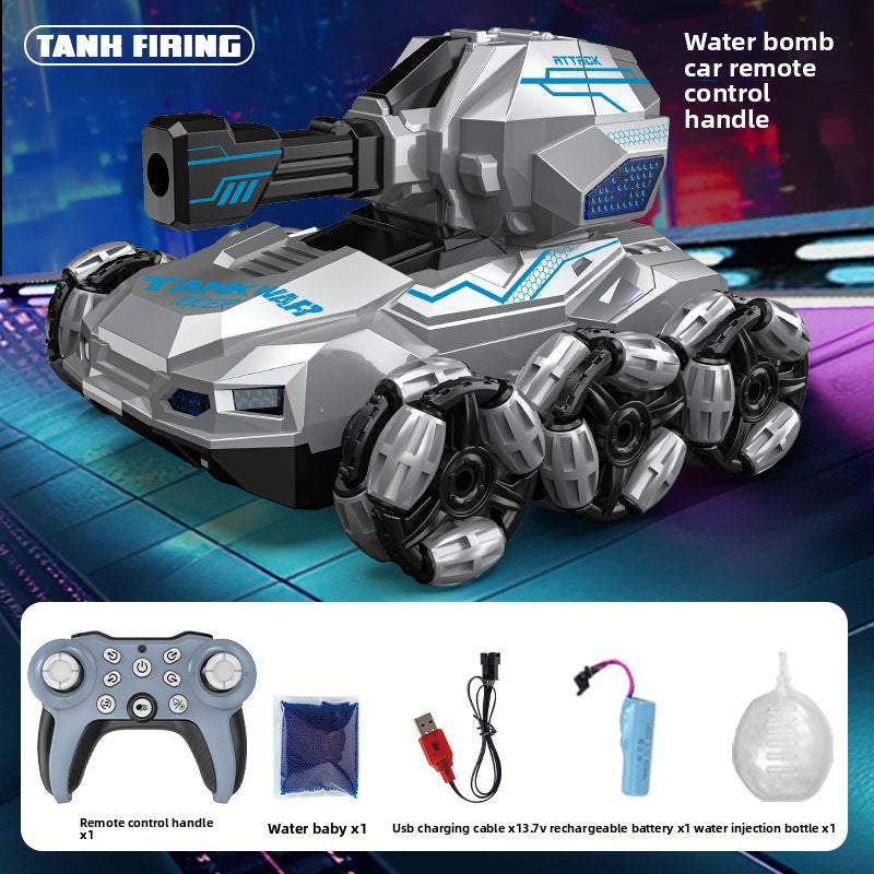 Remote-controlled water bomb tank