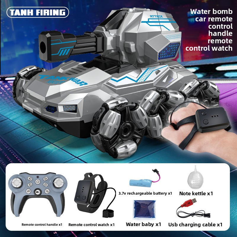Remote-controlled water bomb tank