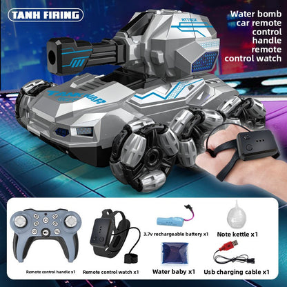 Remote-controlled water bomb tank