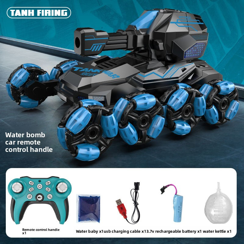 Remote-controlled water bomb tank