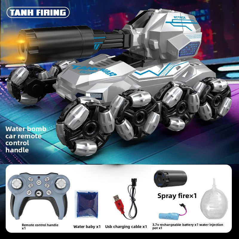 Remote-controlled water bomb tank