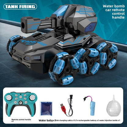 Remote-controlled water bomb tank