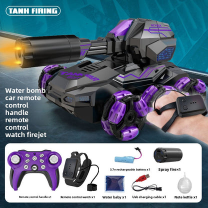 Remote-controlled water bomb tank