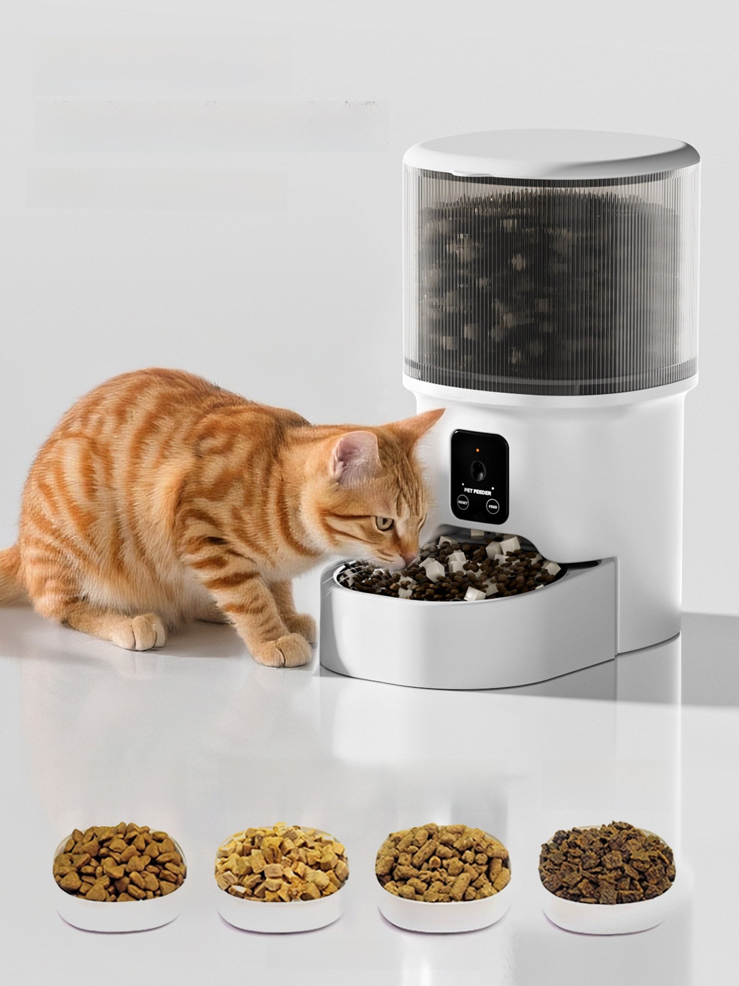 Remote visual feeding machine