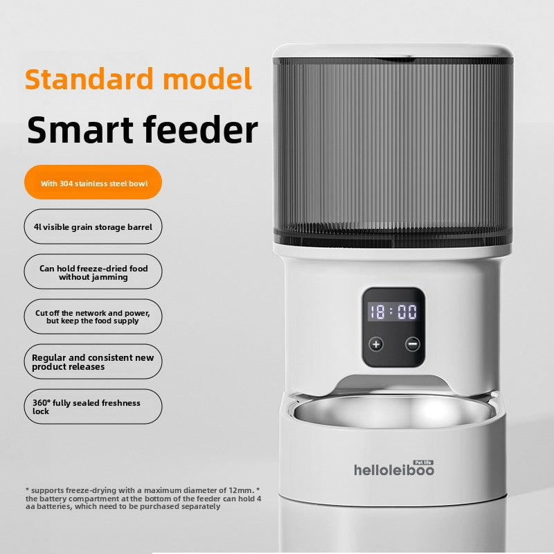 Remote visual feeding machine