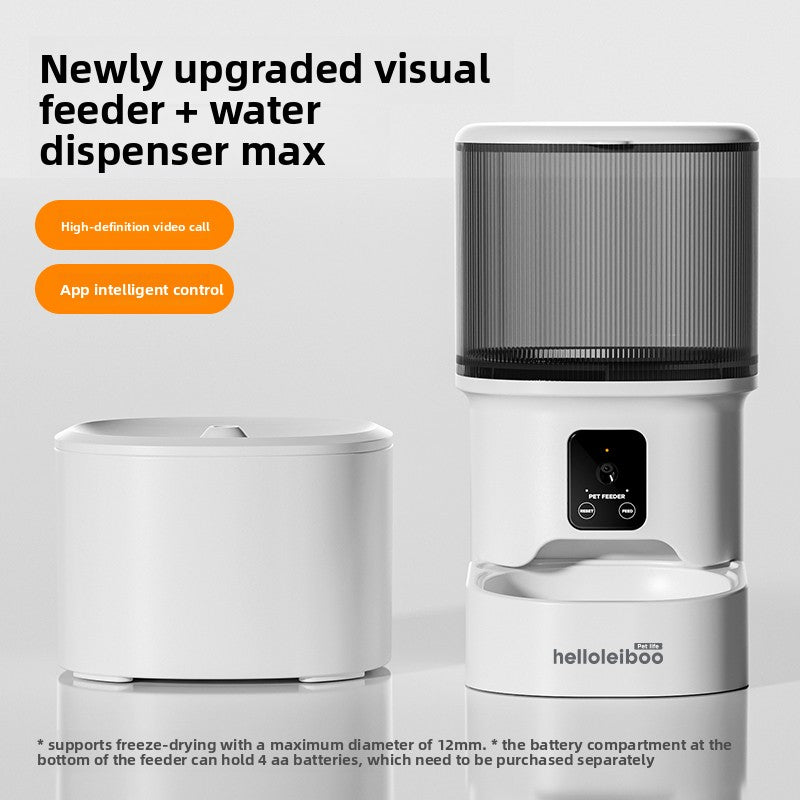Remote visual feeding machine