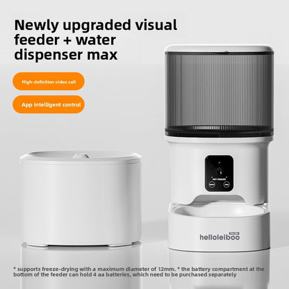 Remote visual feeding machine