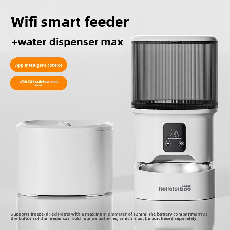 Remote visual feeding machine
