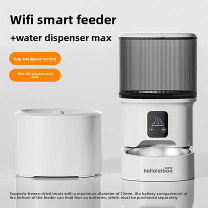 Remote visual feeding machine