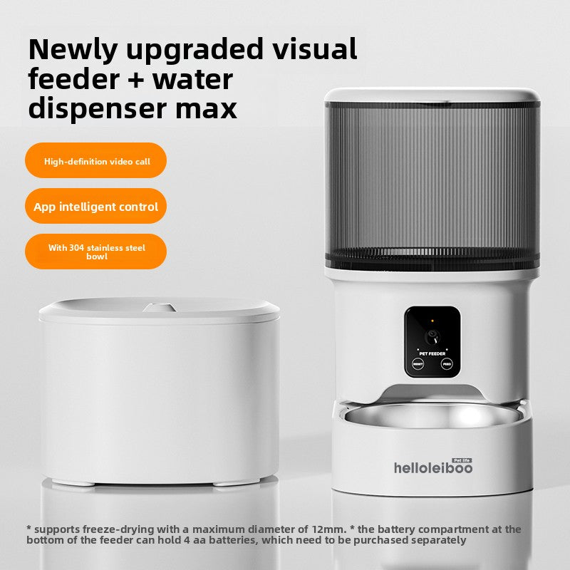 Remote visual feeding machine