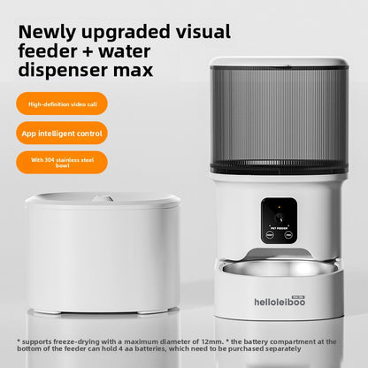 Remote visual feeding machine