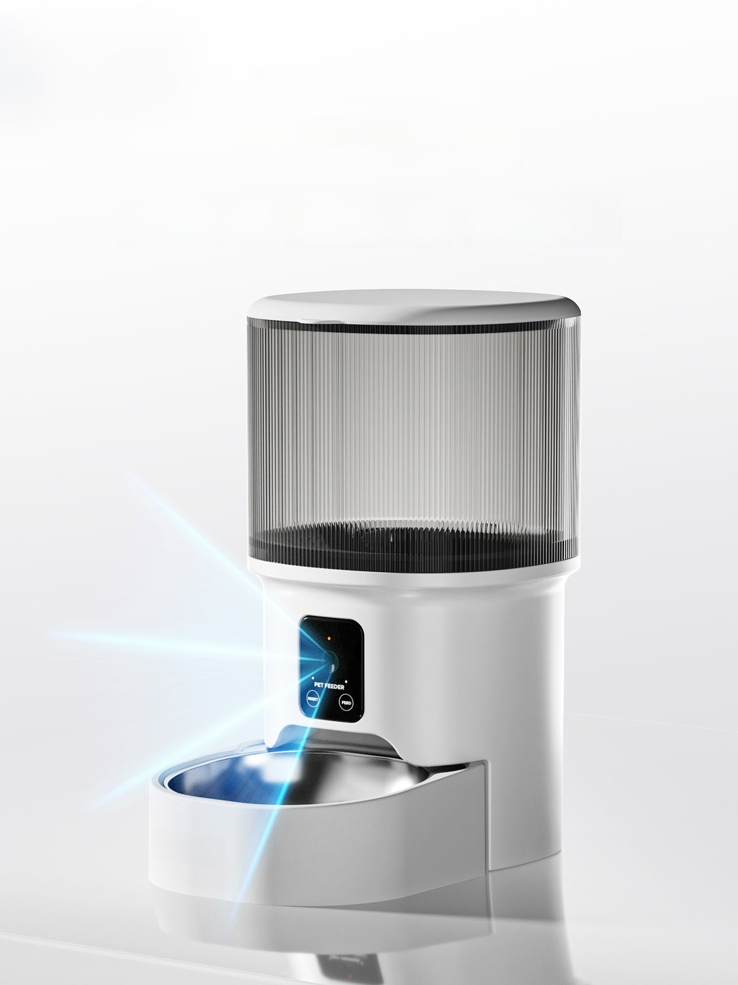 Remote visual feeding machine