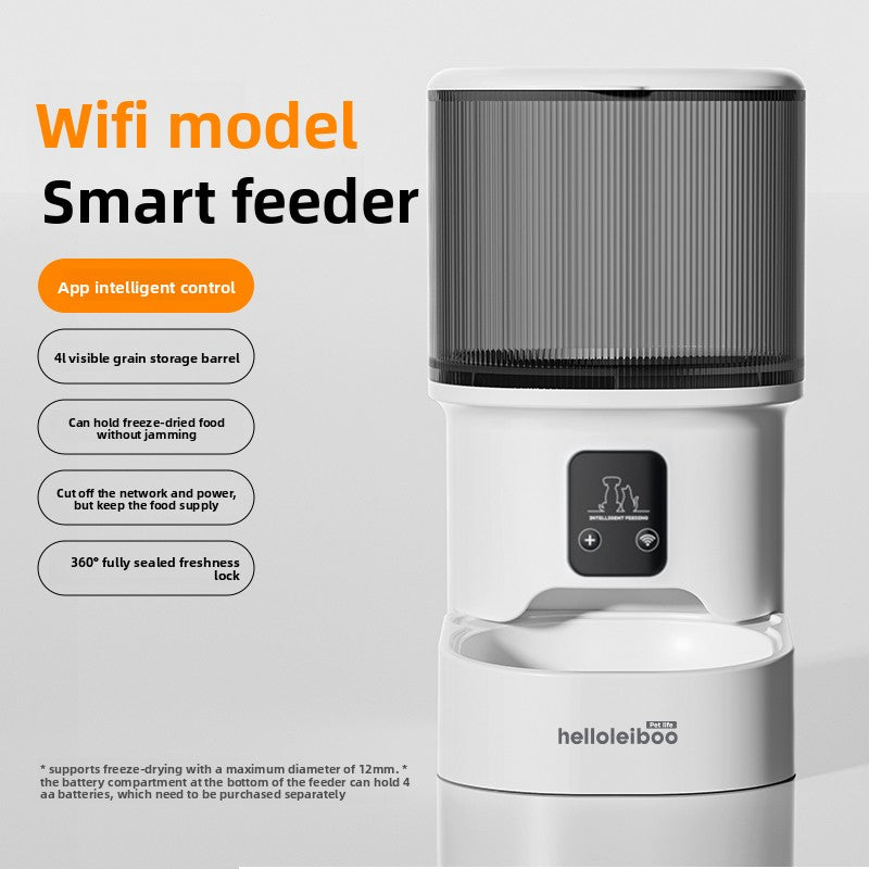Remote visual feeding machine