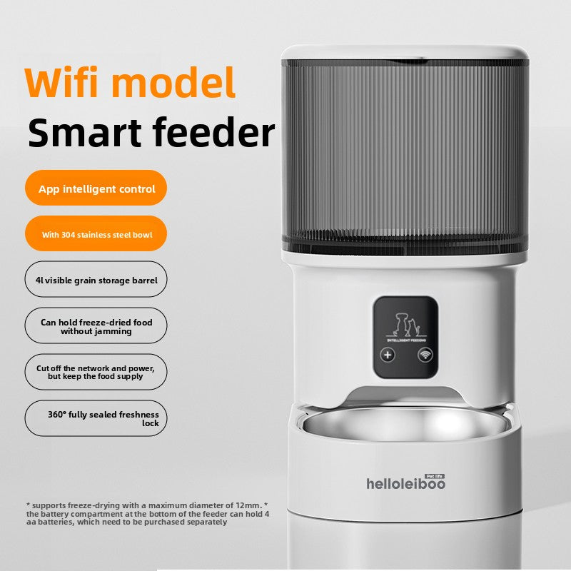 Remote visual feeding machine