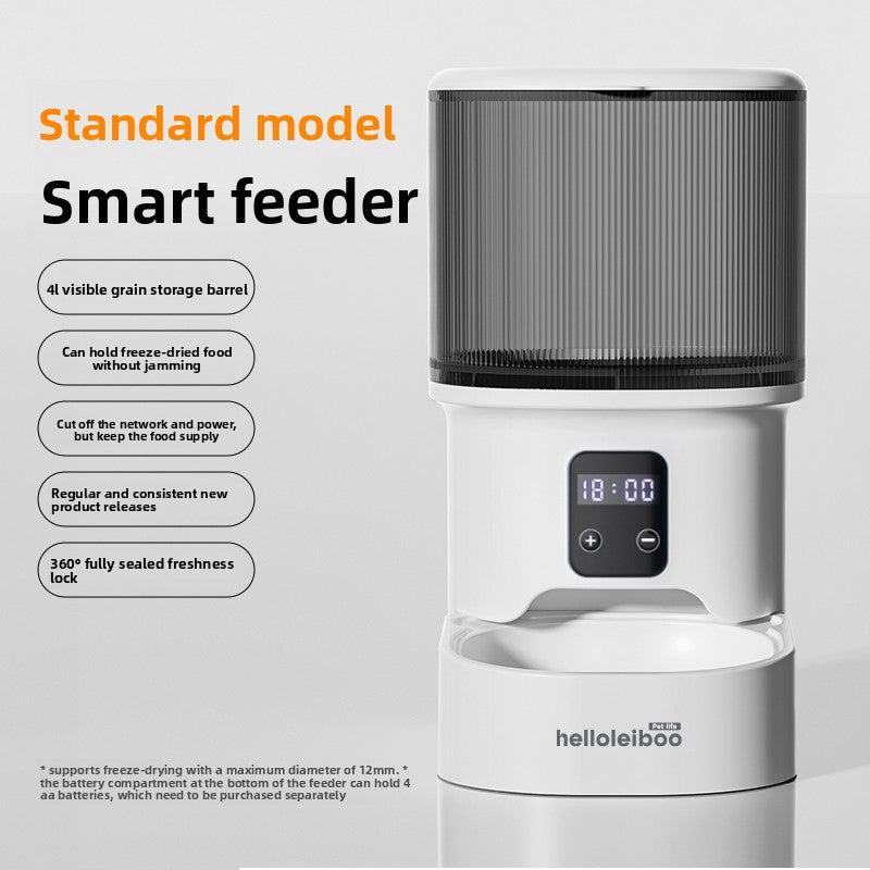 Remote visual feeding machine
