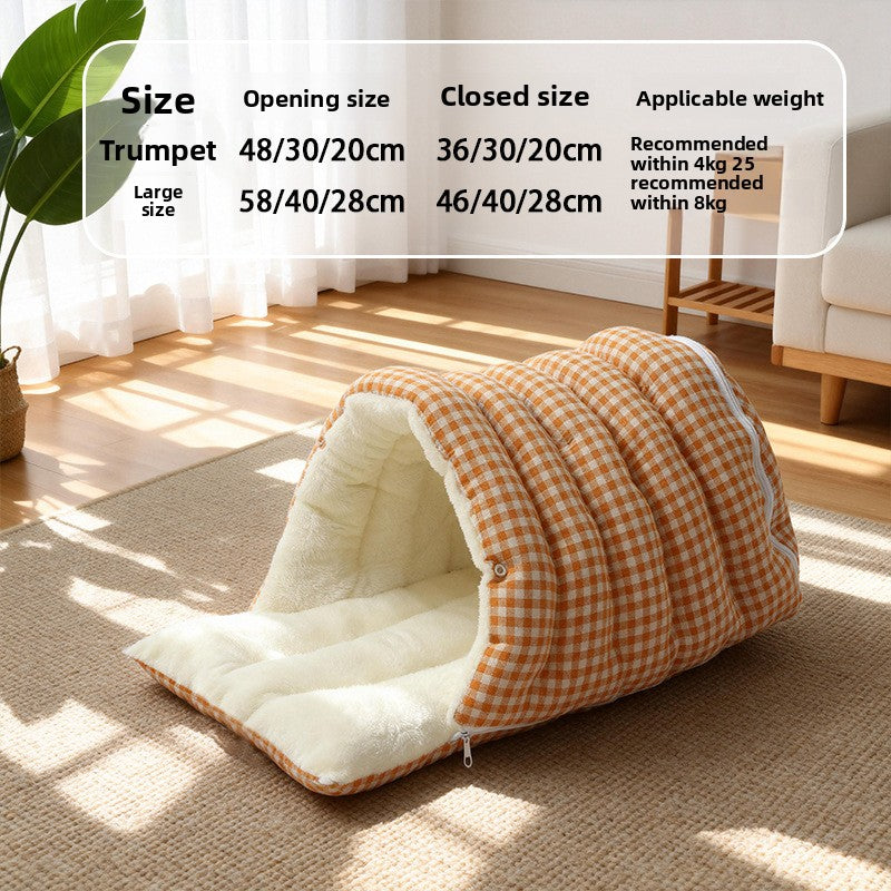 Removable and washable cat nest