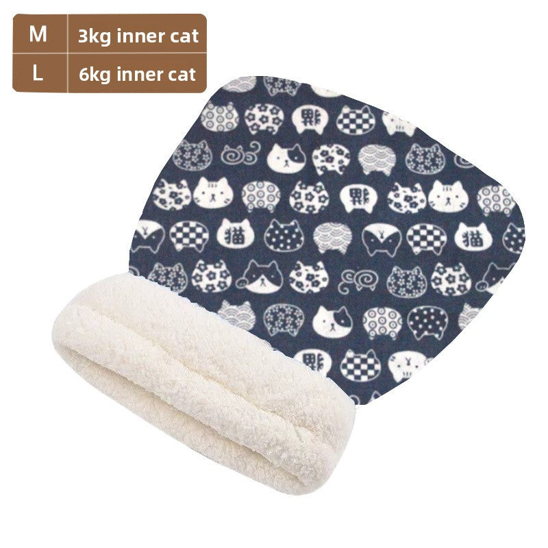 Removable and washable cat nest